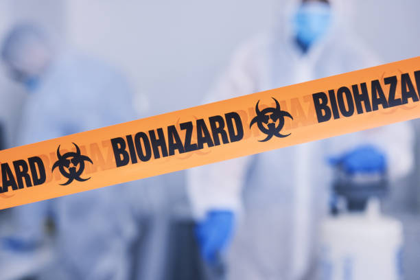 Professional Blood Cleanup technician working in Brookdale, NJ